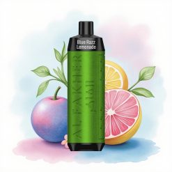 Al Fakher Crown Bar 8000 Crystal Blå Hindbær Lemonade 600mAh 5mg Nicotin