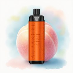 Al Fakher Crown Bar 8000 Crystal Fersken Is med 5mg nikotin og 600mAh